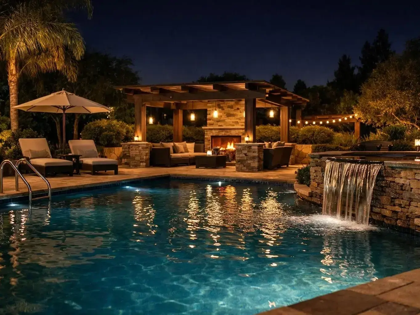 Trevi Pools and Spas service area covering Lake Country, British Columbia and surrounding neighborhoods