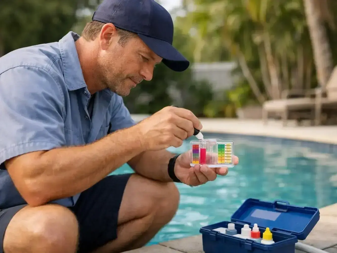 Professional service work by Trevi Pools and Spas in Lake Country